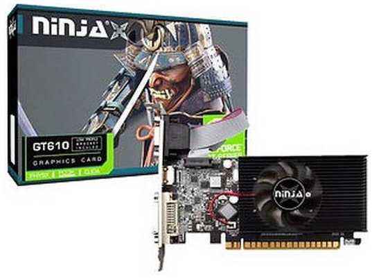 Видеокарта Ninja GT610 1GB 64-Bit DDR3 DVI HDMI CRT 1FAN RTL 37244707104