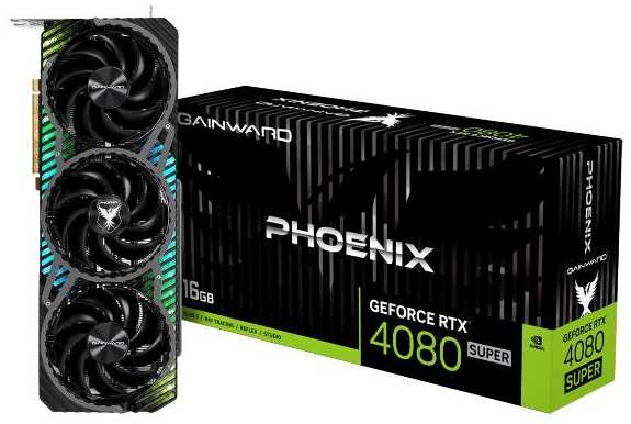 Видеокарта Gainward RTX4080 SUPER PHOENIX 16GB GDDR6X 256bit 3-DP HDM