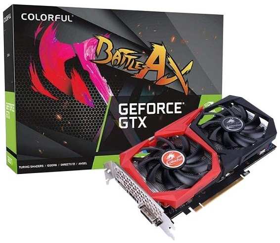 Видеокарта Colorful GTX 1650 EX 4GD6-V 4GB GDDR6 128bit DVI PD HDMI 2