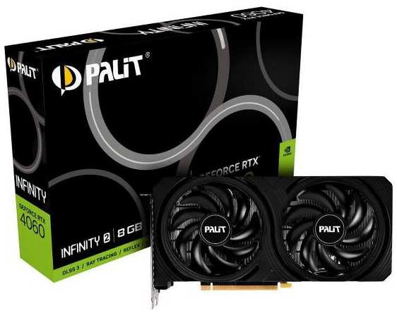 Видеокарта Palit NVIDIA GeForce RTX4060 INFINITY 2 GDDR6 128bit 3x