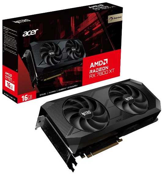 Видеокарта Acer RX7800XT NITRO OC 16GB GDDR6 256bit 3xDP HDMI 2FA 37244707571