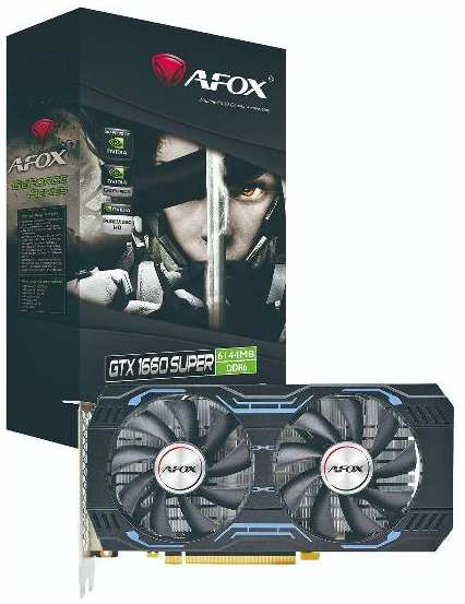 Видеокарта AFOX GTX1660 SUPER 6GB GDDR6 192bit DVI DP HDMI 2FAN R 37244707579