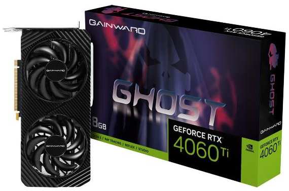 Видеокарта Gainward RTX4060Ti GHOST 8GB GDDR6 128bit 3-DP HDMI