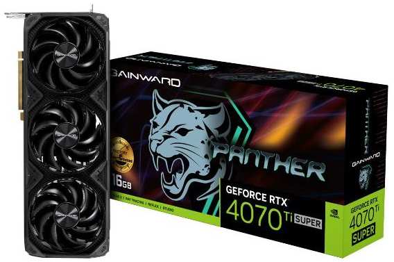 Видеокарта Gainward RTX4070Ti SUPER PANTHER OC 16GB GDDR6X 256bit 3-D