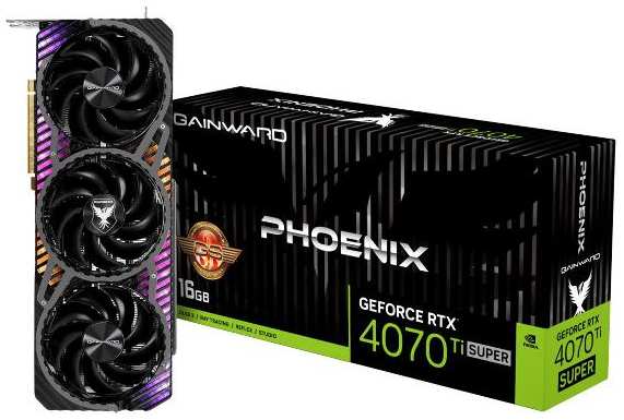 Видеокарта Gainward RTX4070Ti SUPER PHOENIX GS 16GB GDDR6X 256bit 3-D