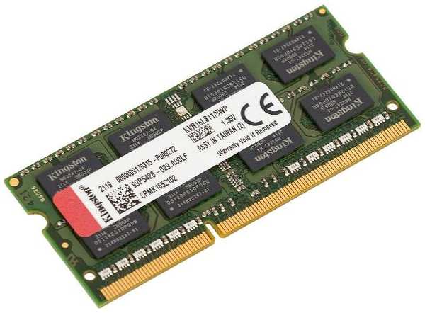 Оперативная память Kingston KVR16LS11/8WP DDR3 8GB 1600MHz 37244708799