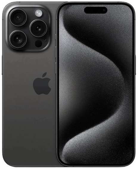 Смартфон Apple iPhone 15 Pro 256GB nanoSim/eSim Black Titanium 37244713620