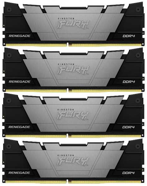 Оперативная память Kingston Fury Renegade Black KF432C16RB12K4/64 DDR4 -4x16G 37244716299