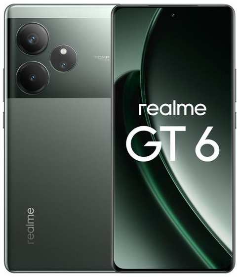 Смартфон realme GT 6 16/512GB Green 37244717688