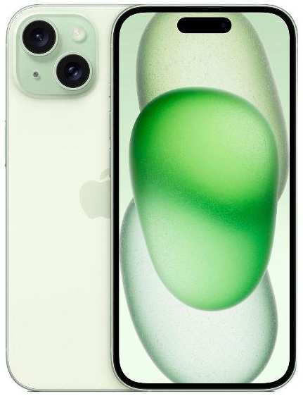 Смартфон Apple iPhone 15 256GB Dual Sim Зеленый 37244721855