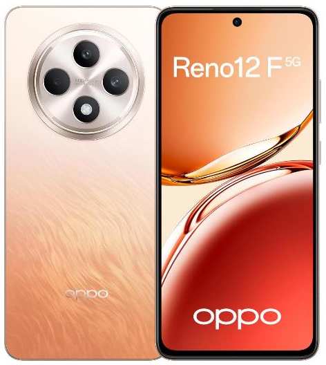 Смартфон OPPO Reno 12F 8/512GB Amber Orange 37244729071