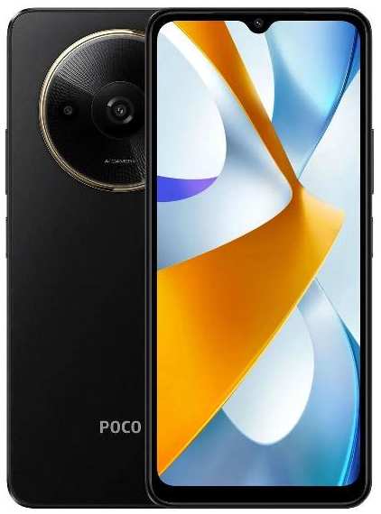 Смартфон POCO C61 4/128GB Black 37244730927