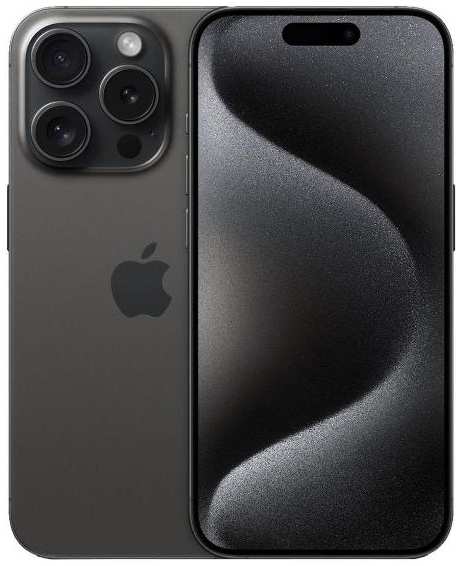 Смартфон Apple iPhone 15 Pro Black Titanium 37244765225