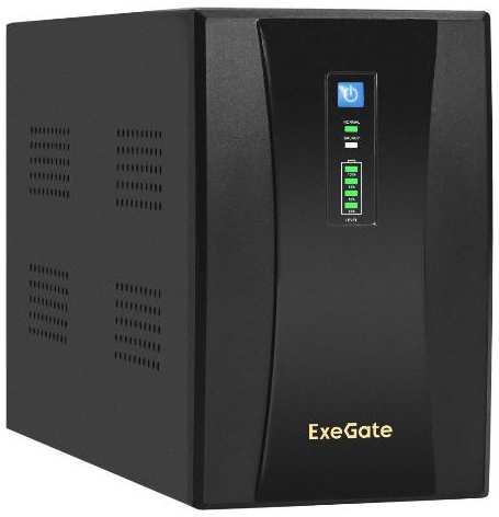 Источник бесперебойного питания ExeGate SpecialPro UNB-2000.LED.AVR.2SH.RJ.USB