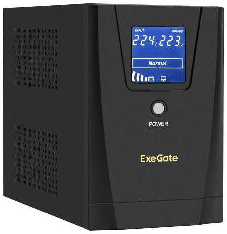 Источник бесперебойного питания ExeGate SpecialPro Smart LLB-1500.LCD.AVR.8C13.USB