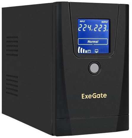 Источник бесперебойного питания ExeGate SpecialPro Smart LLB-1000.LCD.AVR.1SH.2C13