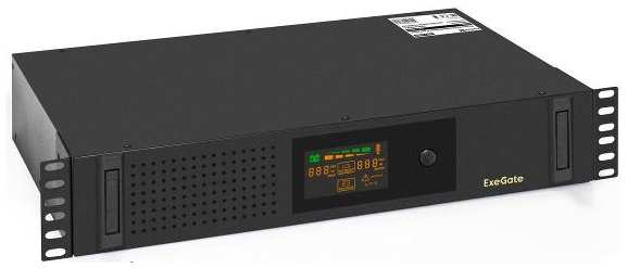 Источник бесперебойного питания ExeGate ServerRM UNL-1000.LCD.AVR.2SH.3C13.USB.2U