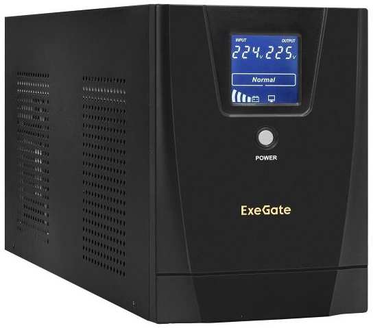 Источник бесперебойного питания ExeGate SpecialPro Smart LLB-3000.LCD.AVR.4SH.RJ.USB