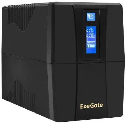 Источник бесперебойного питания ExeGate Power Smart ULB-800.LCD.AVR.4C13.RJ.USB