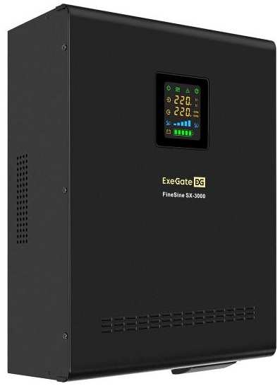 Источник бесперебойного питания ExeGate FineSine SX-3000.LCD.AVR.2SH.T