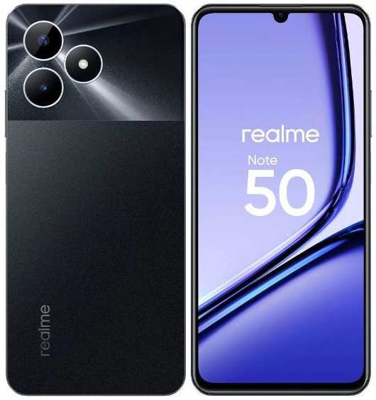 Смартфон realme Note 50 4/128GB Черный 37244773178