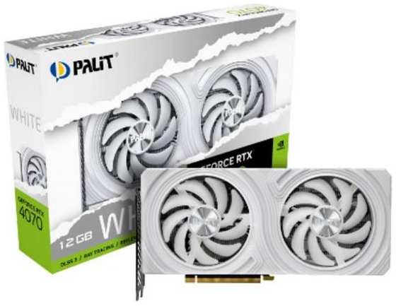 Видеокарта Palit NVIDIA GeForce RTX 4070 Dual White 12Gb (NED4070019K9-1047L) 37244773475