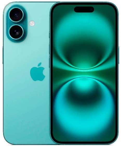 Смартфон Apple iPhone 16 512GB nanoSim/eSim Teal 37244796396