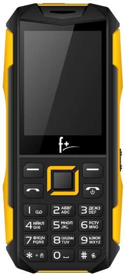Мобильный телефон F+ + PR240 Black/Yellow 37244816554