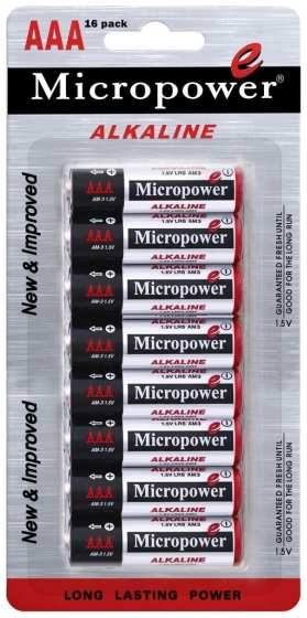 Батарейка алкалиновая (щелочная) Micropower 7LRC16B