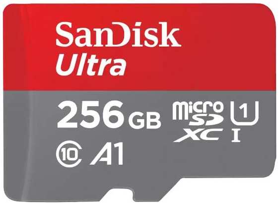 Карта памяти microSDXC SanDisk Ultra UHS I 256GB (SDSQUAC-256G-GN6MN)
