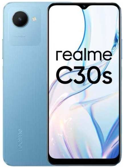 Смартфон realme C30s 3/64GB(RMX3690) Spire Blue 37244825294