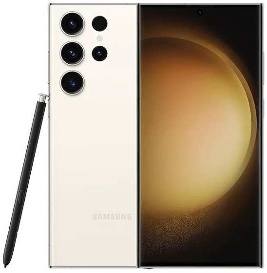 Смартфон Samsung Galaxy S23 Ultra 12/512GB бежевый 37244838878