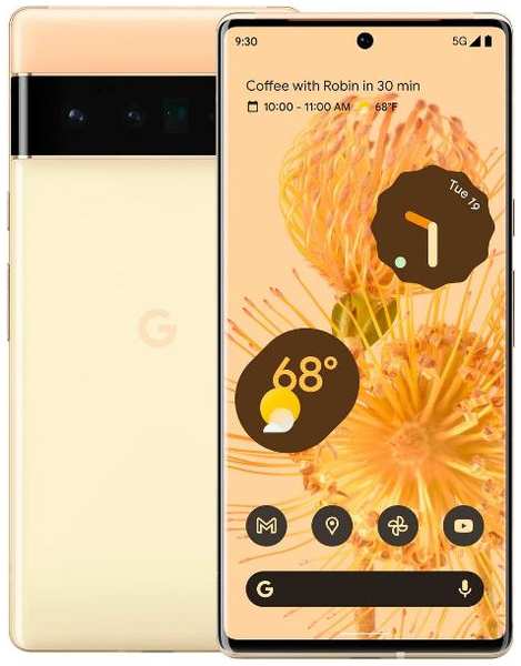 Смартфон Google Pixel 6 Pro 12/128GB Yellow/Orange 37244860674