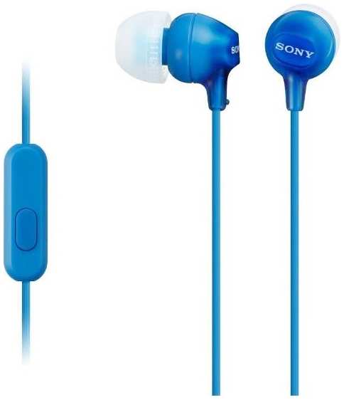 Наушники-вкладыши Sony MDR-EX15 LP синие 37244872335