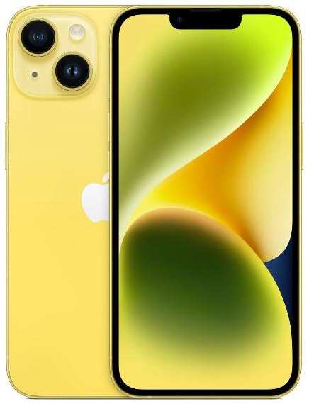 Смартфон Apple iPhone 14 128GB nanoSim/eSim Yellow 37244893671