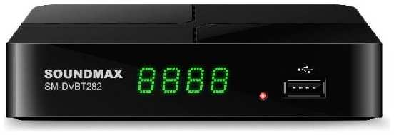 Приемник телевизионный DVB-T2 Soundmax SM-DVBT282