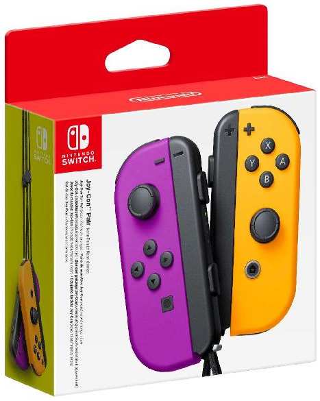 Геймпад для Switch Nintendo Switch Joy-Con Neon Purple/Neon Orange 3724495025