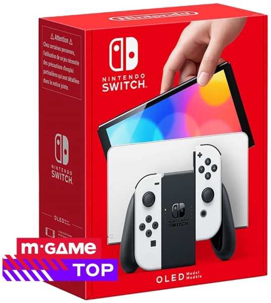 Игровая консоль Nintendo Switch OLED-модель (белый) 3724495406