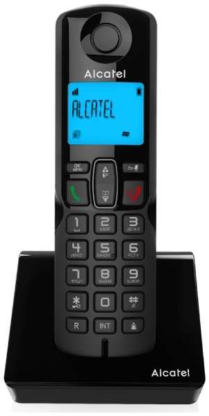 Телефон проводной Alcatel S230 RU Black 1 шт 372452747