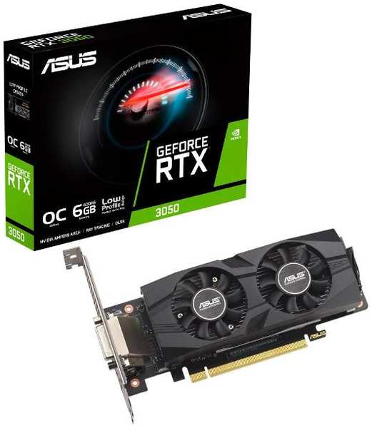 Видеокарта ASUS RTX3050-O6G-LP-BRK 372622456