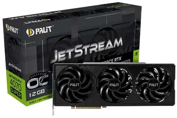 Видеокарта Palit RTX 4070 SUPER JetStream OC