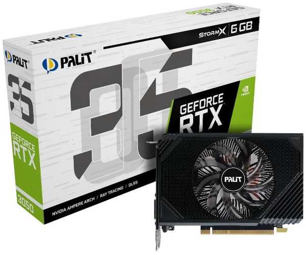 Видеокарта Palit NVIDIA GeForce RTX 3050 StormX 6GB 372622699