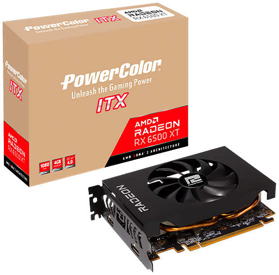 Видеокарта PowerColor RX6500XT Fighter 4GB (AXRX 6500XT 4GBD6-DH) 372661615