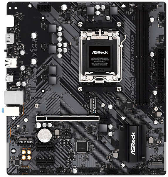 Материнская плата ASRock A620 AM5 (A620M-HDV/M.2)