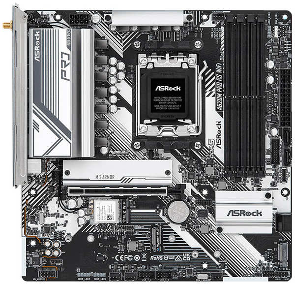 Материнская плата ASRock A620 AM5 (A620M PRO RS WIFI) 372661668