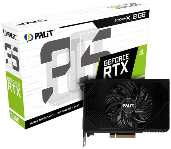 Видеокарта Palit RTX3050 STORMX 8GB (NE63050018P1-1070F) 372661681