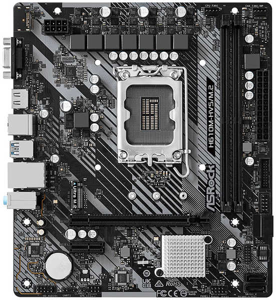 Материнская плата ASRock H610 LGA1700 (H610M-HVS/M.2 R2.0) 372661811