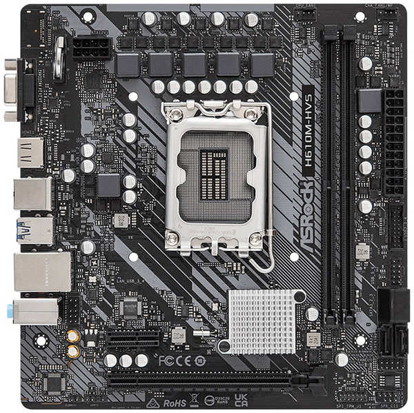 Материнская плата ASRock H610 LGA1700 (H610M-HVS) 372661812