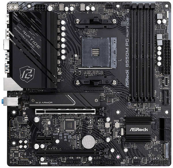 Материнская плата ASRock B550 AM4 (B550M PG RIPTIDE)