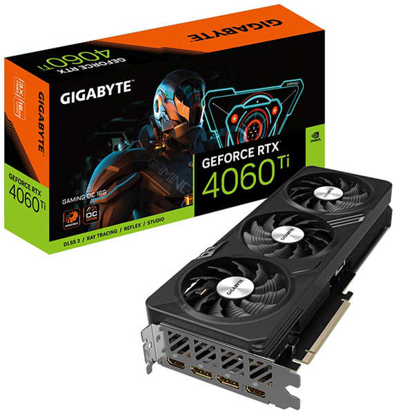 Видеокарта GIGABYTE RTX4060Ti GAMING OC 16GB (GV-N406TGAMING) 372662339